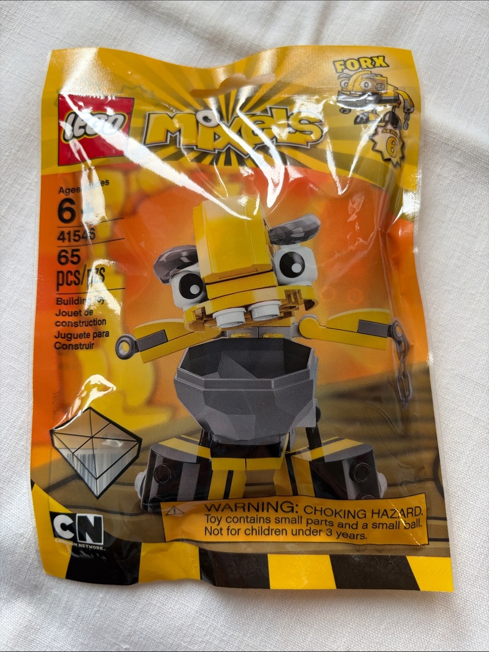 Lego Mixels Forx Figure - Yellow and Gray